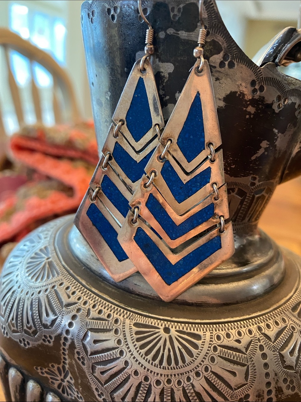 ALPACA Mexico Geometric Dandle Earrings